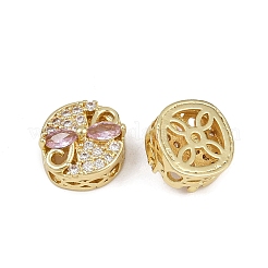 Многожильные звенья из латуни с паве из кубического циркония&nbsp;ZIRC-F145-06G-02