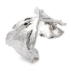 Модные женские браслеты-манжеты из сплава&nbsp;BJEW-K253-02P