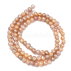 Нити из натурального культивированного пресноводного жемчуга&nbsp;PEAR-L034-09B