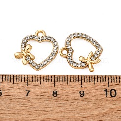 Подвески из сплава и страза&nbsp;LS-PALLOY-S052-01G-C