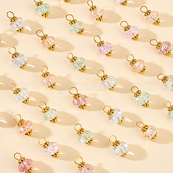 150 шт. подвески из стекла с эффектом потрескивания&nbsp;FIND-DC0001-69