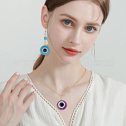 30 шт. подвески из прозрачной смолы от сглаза&nbsp;FIND-AR0003-04