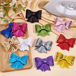 Фетр с пайетками и банты из домашних животных&nbsp;DIY-MA0006-57B