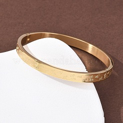 Шарнирные браслеты из нержавеющей стали 304 для женщин&nbsp;BJEW-B161-08G