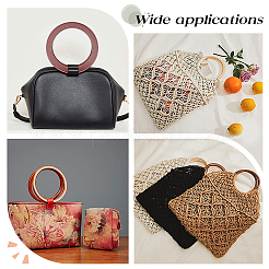 4 шт. 2 цвета деревянные круглые ручки для замены&nbsp;DIY-PH0003-30