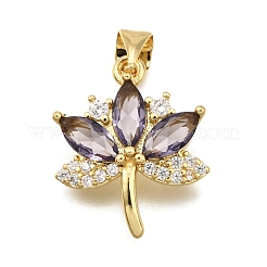 Латунные микро проложить кубического циркония подвески&nbsp;KK-K401-33G