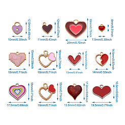 Подвески из эмали и сплава&nbsp;PALLOY-KS0002-04