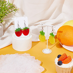Наборы для самостоятельного изготовления сережек на фруктовую тематику&nbsp;DIY-UN0007-81