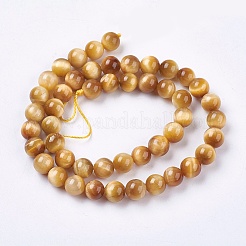 Естественно тигровый глаз шарик нити&nbsp;G-E468-E05-8mm