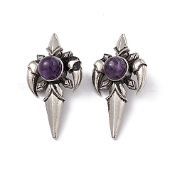 Подвески из натурального аметиста &nbsp;KK-A173-16AS-01