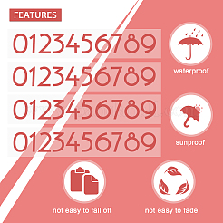 Водостойкие самоклеящиеся наклейки для рукоделия&nbsp;DIY-GF0002-59C-04