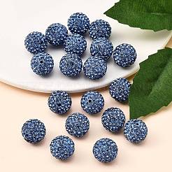 Pave disco бусины&nbsp;LS-RB-Q195-14mm-2