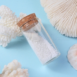 Пустые бутылки с небольшим стеклянным пробком&nbsp;LS-AJEW-WH0035-03-3x6cm