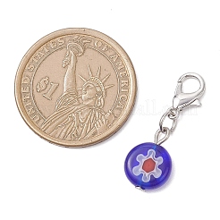 Подвесные украшения ручной работы в стиле миллефиори&nbsp;HJEW-JM04312