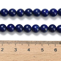 Нитки бусины из натурального ляписа-лазури&nbsp;G-L642-B05-6mm
