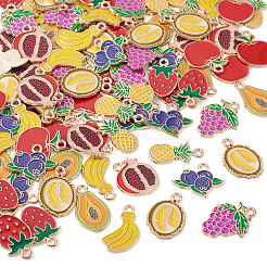 90 шт. 9 подвески из сплава и эмали с фруктовой тематикой&nbsp;ENAM-TA0003-21