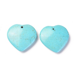 Синтетические бирюзовые подвески&nbsp;TURQ-L031-021