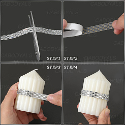 Самоклеящиеся стеклянные стразы горячей фиксации DIY-WH20013-98B