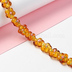 Бусы лэмпворк ручной работы&nbsp;LAMP-D015-08C