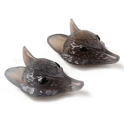 Природные серые агаты подвески&nbsp;G-R478-005D