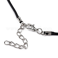 Воском хлопка ожерелье шнура материалы&nbsp;MAK-YWC0001-01P-01