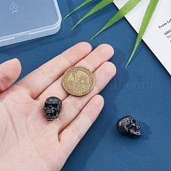 2 шт. латунные европейские бусины&nbsp;KK-FH0007-62B