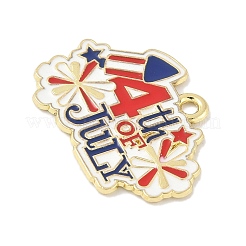 Эмалевые подвески из сплава в честь Дня независимости&nbsp;FIND-M083-05J-G