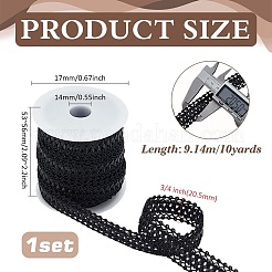 Лента из искусственной кожи длиной 10 ярд с 1 пластиковыми пустыми катушками для проволоки&nbsp;OCOR-FG0002-57