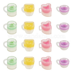 4 шт. 4 стиля смоляной чашки мини модель&nbsp;DJEW-TAC0011-04