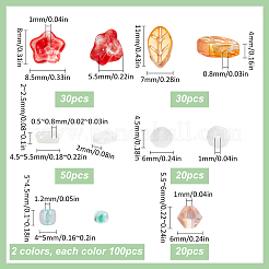 Смешанные стили гальванических стеклянных бусин&nbsp;EGLA-SC0001-34