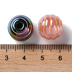 Золотистые металлические непрозрачные акриловые бусины&nbsp;OACR-B019-09