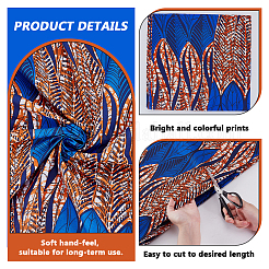 6 ярд полиэфирной ткани&nbsp;DIY-FG0008-51