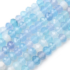 Натуральный полосатый агат / полосатые агатовые бусы&nbsp;G-E605-A02-02F