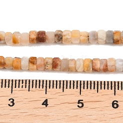 Природные сумасшедший агат бисер нитей&nbsp;G-G345-C04-2x4mm