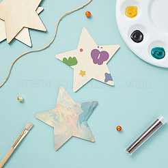 50шт вырезы из дерева&nbsp;DIY-SP0004-64A-03