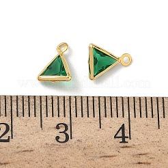 Латунь стекло амулеты&nbsp;KK-Z136-30G-01