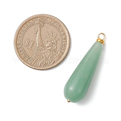 Естественный зеленый авантюрин подвески&nbsp;PALLOY-JF04760-02