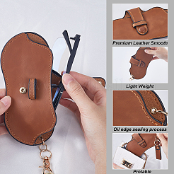 1 шт. футляры для очков из искусственной кожи&nbsp;AJEW-CN0002-63A