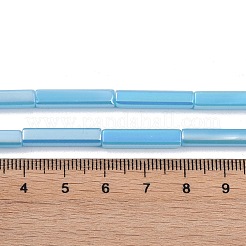 Стеклянные бусины с гальваническим покрытием &nbsp;EGLA-Q128-11A-AB04