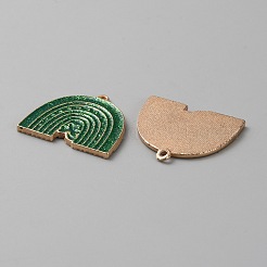 Подвески из сплава с эмалью ко дню святого патрика&nbsp;ENAM-WH0004-10KCG-03