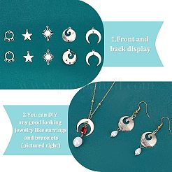 40 шт. 5-х стилевых латунных соединительных элемента&nbsp;KK-FH0002-21