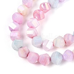 Антикоррозийные гальванические стеклянные бусины&nbsp;GLAA-T025-6mm-14I