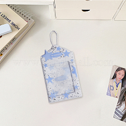 2 шт. держатели для фотокарточек из ПВХ со звездным узором&nbsp;DIY-CP0013-23B