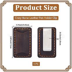 Держатель для карандашей из коровьей кожи&nbsp;AJEW-WH20120-90B