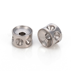 Устойчивые к потускнению бусины из нержавеющей стали 304 со стразами&nbsp;STAS-I150-02A-P