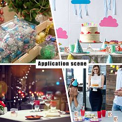 Прозрачные пластиковые подарочные коробки&nbsp;CON-WH0086-045