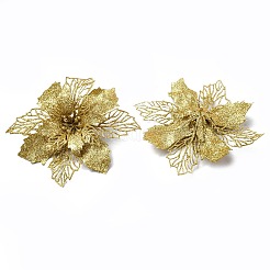 Искусственный цветок из пластика с блестками&nbsp;LS-HJEW-R124-03