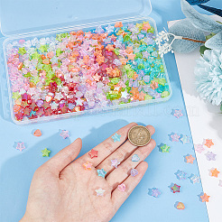 640шт 16 стиля экологически чистые прозрачные акриловые бусины&nbsp;MACR-HY0001-10