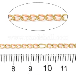 Цепи из латунной эмали ручной работы с овальными звеньями&nbsp;CHC-L053-08G-10
