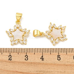 Покрытие стойки латунь микропаве прозрачные подвески из кубического циркония&nbsp;KK-K341-60G